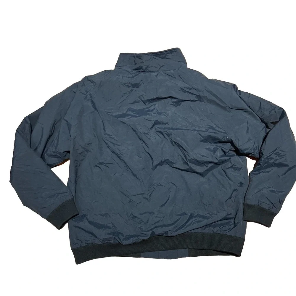 BMW Bomber Jacket Full Zip Mens 3XL Windbreaker Fleece Lined Racer Fitted Logo - Picture 4 of 9